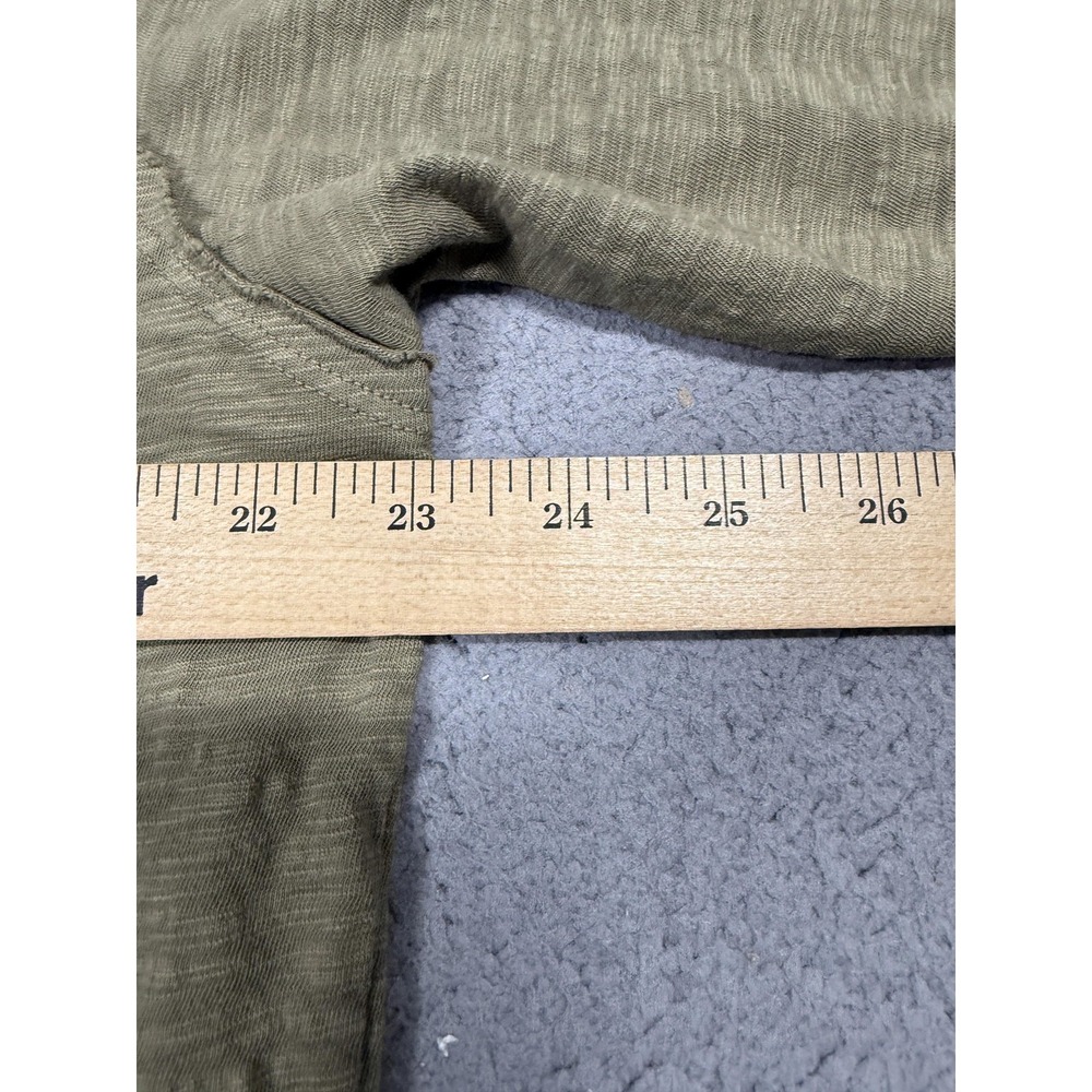 We The Free Shirt Womens Medium Green Long Sleeve Slub Thumbhole OB990140 - Picture 7 of 9